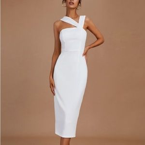 JJs House Bodycon Cocktail Midi Dress